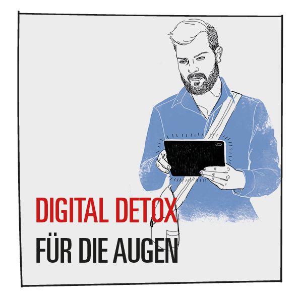 Digital Detox: Nutzer schaltet sein Tablet offline